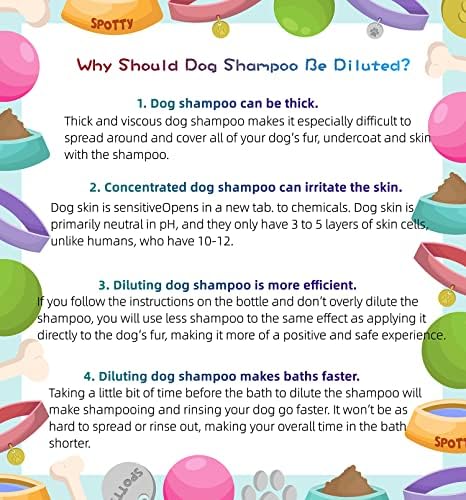 4 Pack Pet Shampoo Dilution Bottles, Specialties Mixing Bottle for Concentrated Dog Shampoo, Mixing Bottle for Dog Grooming Shampoo and Conditioner Grooms (4) - Image 4