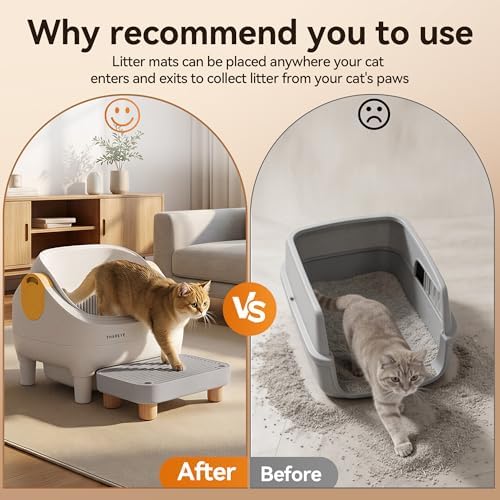 Thereye Cat Litter Box Step Stool, Easy-Clean for Senior Cats & Kittens - Image 7