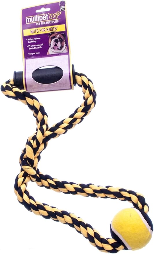 Multipet International Nuts Knots Tug Toy, 14"