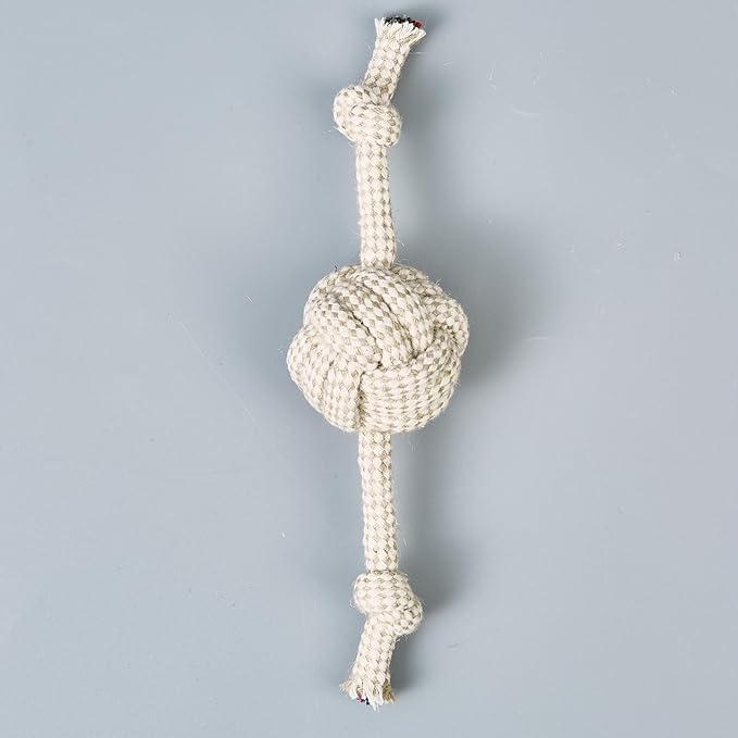Pet Rope Toys (Small Grayish-White Rope 4pcs)