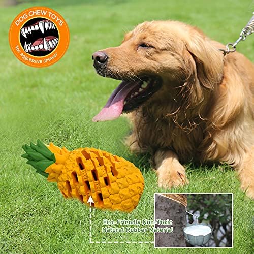 Indestructible Pineapple Dog Toy - Gaint Aggressive Chewers Training - Image 2