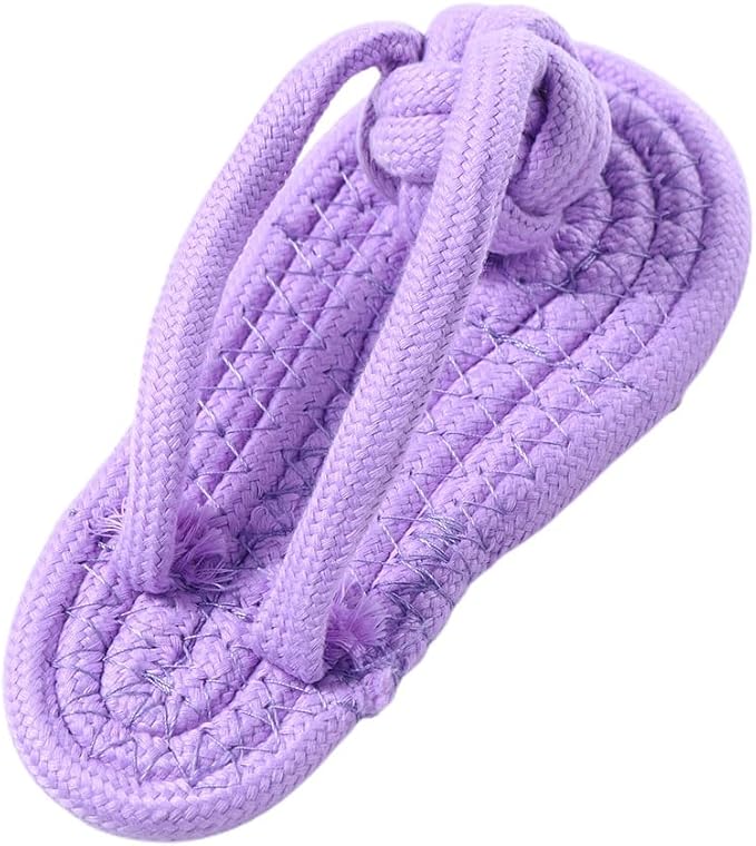 Vctitil Pet Slippers Toys Cotton Pet Grinding Rope Cotton Rope for Cleaning Teeth Cat and Dog Accessories