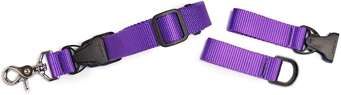 The Buddy System Accessories for Our Dog Leashes Made in USA (Extra Buddy, Regular Dog Purple)