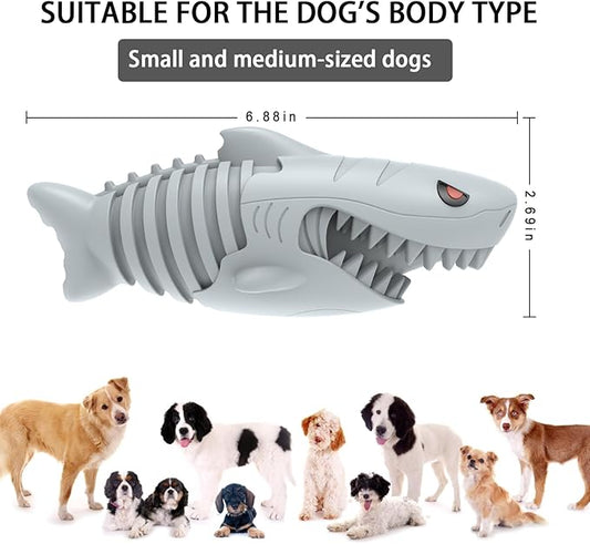 Dog Chew Toys for Aggressive Chewers, Indestructible Tough Durable Squeaky Interactive Dog Toys Teeth Cleaning Dog Chew Toy for Small Meduium Large Breed