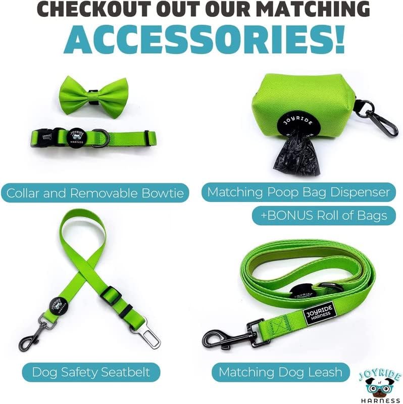 Joyride Dog Safety Seat Belt | 23.5 x 1 in | Blue - Image 5