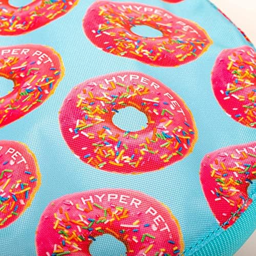 Hyper Pet Flippy Flopper Flying Disc Soft Dog Toy, 9 Inches, Donut Design - Image 7