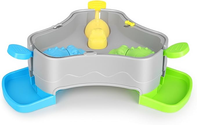 Dog Puzzle Toy, 3-in-1 Interactive Dog Puzzle Toys Press-Type Dog Treat Dispenser Toy Dog Enrichment Toy No-Slip Slow Feeder Interactive Brain Training Toys for Smart Dog Cats, 3 Colors