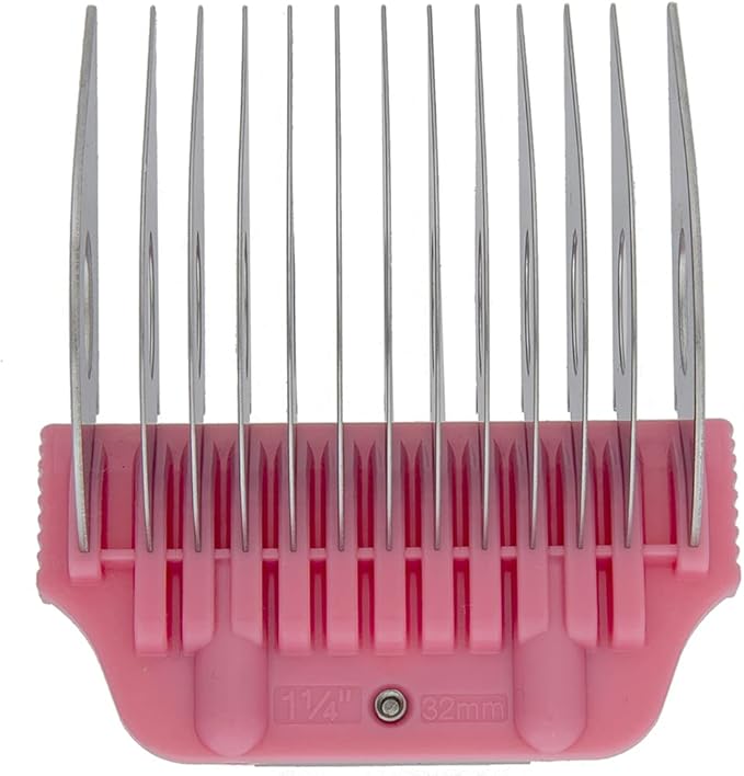 Professional Pet Dog Grooming Wide Attachment Comb | #F 32mm 1 1/4" | For A5 Type Blade | Easy Snap-On Design