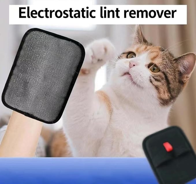 2 Pcs,Pet Removal Gloves for Dog&Cat, Electrostatic Pet Hair Remover, Pet Removal Gloves, Pet Hair Remover for Furniture, Reusable Pet Hair Remover