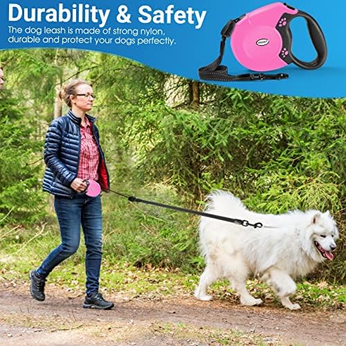 360°No Tangle 26 Ft Retractable Dog Leash for Dogs up to 99lbs - Image 7