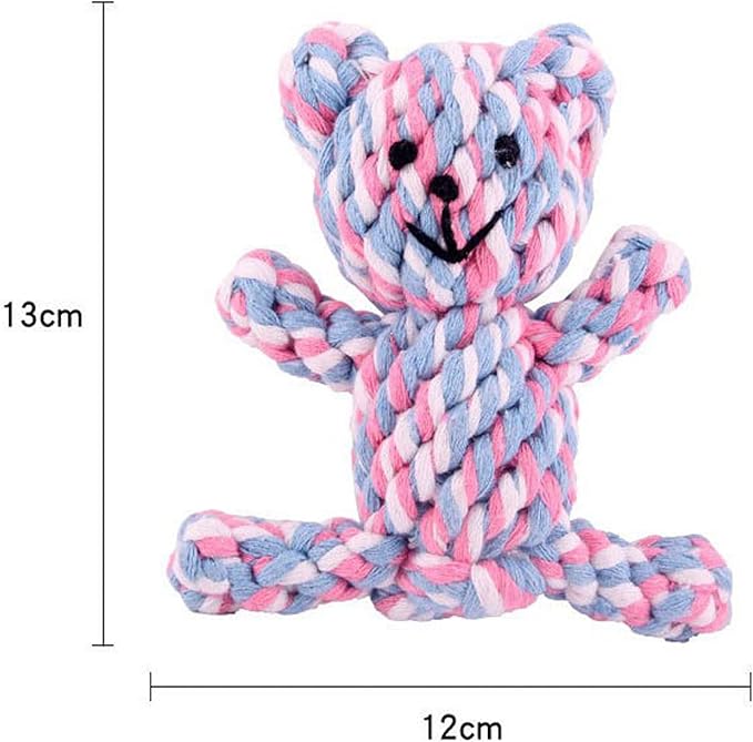 Dog Toys Puppy Teething Chew Toys,Pet Chew Toy Cat Chew Toy,Safe Braided Rope Toys Healthy Handmade Gift