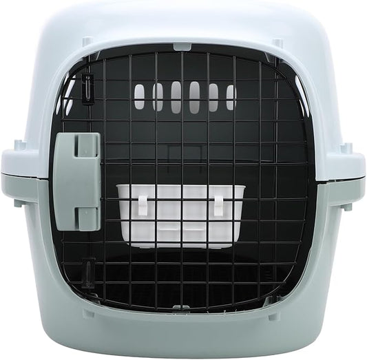 Hard Sided Dog Pet Carrier, Portable Sturdy Dog Pet Travel Carrier Versatile for Home (11.5x26.5x7.5cm/4.5x10.4x3.0in)