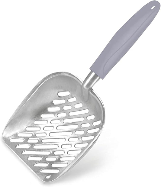 SunGrow Large Cat Litter Scoop, Life Transforming Cat Scooper, Reduces Hand Fatigue, Saves Clear Litter, Makes Scooping Faster and Easier