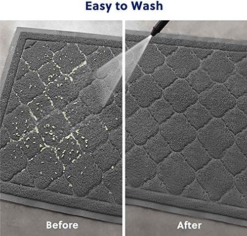 WePet Cat Litter Box Mat, Kitty Premium PVC Pad, Durable Trapping Rug, Phthalate Free, Urine-Resistant, Scatter Control, L 35 x 23 Inch, Black - Image 6