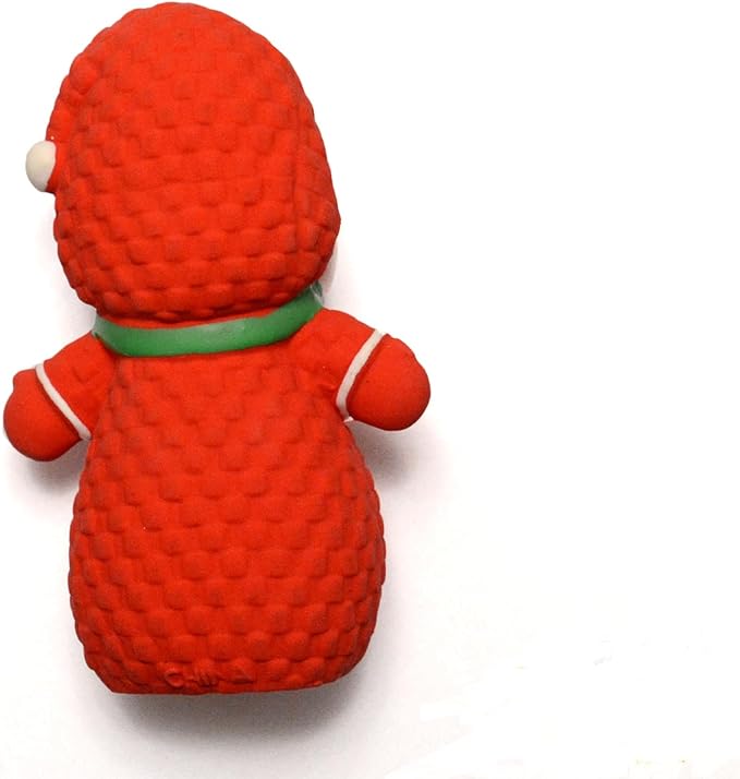 WantChew Latex Dog Squeaky Chew Toy Chrismas Series (Santa)