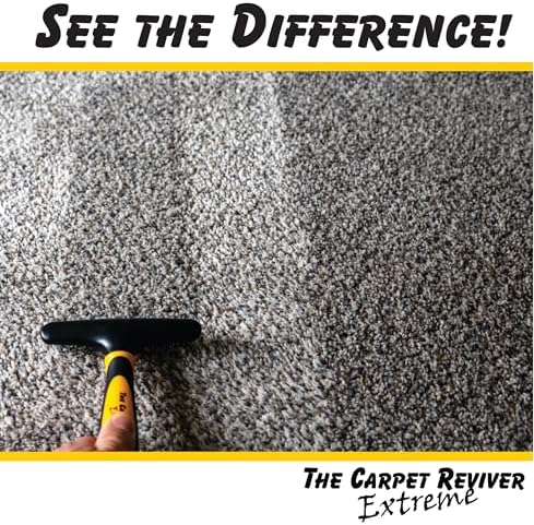 Carpet Reviver Extreme – Dual-Action Brush with Metal Tines – Lifts Carpet Pile & Removes Pet Hair – Restore Rugs, Refresh High-Traffic Areas, Eliminate Embedded Fur – Essential Carpet Grooming Tool - Image 2