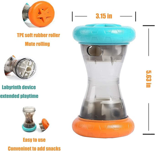 Aelflane Treat Dispensing Puzzle Toys,Interactive Dog Puzzle Toy, Dogs Enrichment Toy to Keep Them Busy,Slow Feeder,Perfect Alternative to Slow Feeder Dog Bowls to Improves Pets Digestion