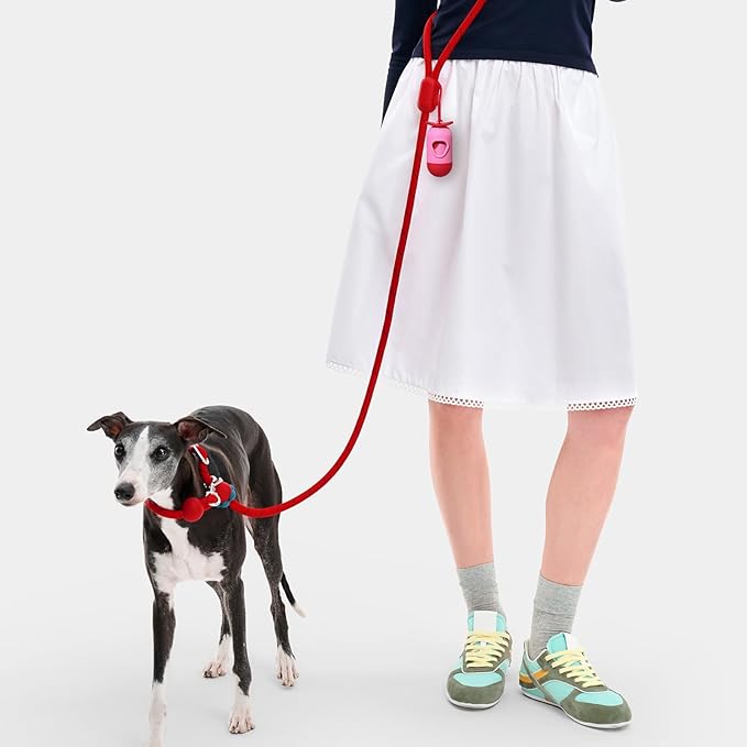 VETRESKA Dog Poop Bag Dispenser with Smoked Cherry Scented Poop Bags, Leak Proof and Extra Thick Pet Waste Bags, 1 Poop Bag Holder and 105 Bags for Dog Walking and Cats Litter