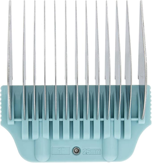 Professional Pet Dog Grooming Wide Attachment Comb | #E 25mm 1" | For A5 Type Blade | Easy Snap-On Design