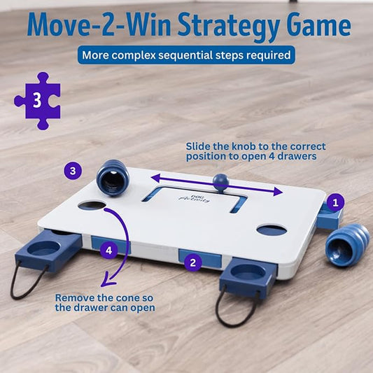 TRIXIE Move-2-Win, Level 3, blue and white (32025)