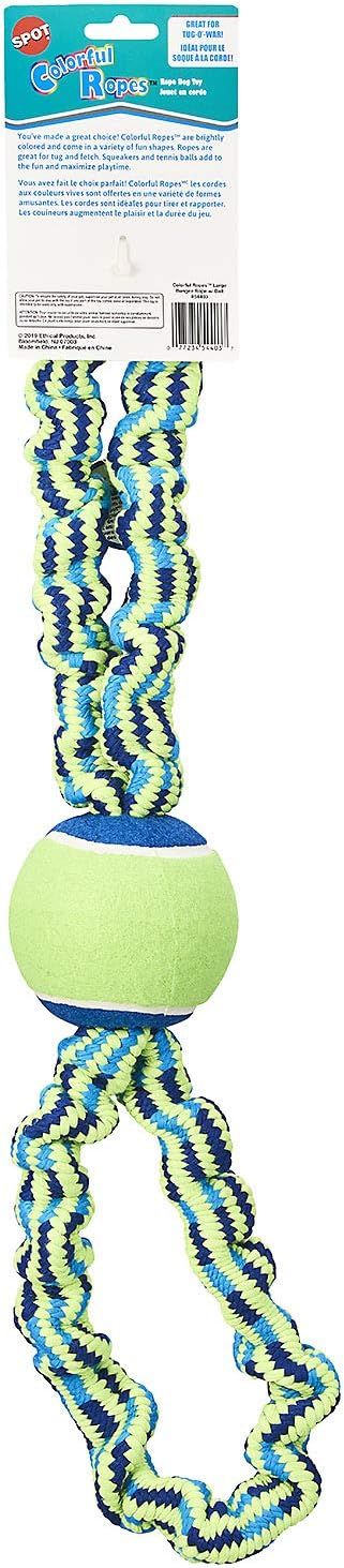 SPOT Colorful Rope Bungee Dog Toy 23"
