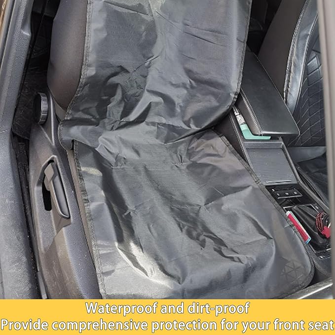 Vehicle-Mounted Pet mat Dog mat Front seat Cover aterproof Non-Slip Seat Protective Cover Oxford Cloth Wear-Resistant Seat Cover Suitable for Cars Trucks SUV