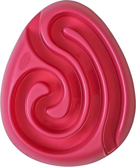 Kruuse Buster DogMaze Pink Bowl – Non-Toxic Interactive Slow Feeder for Better Digestion & Energy