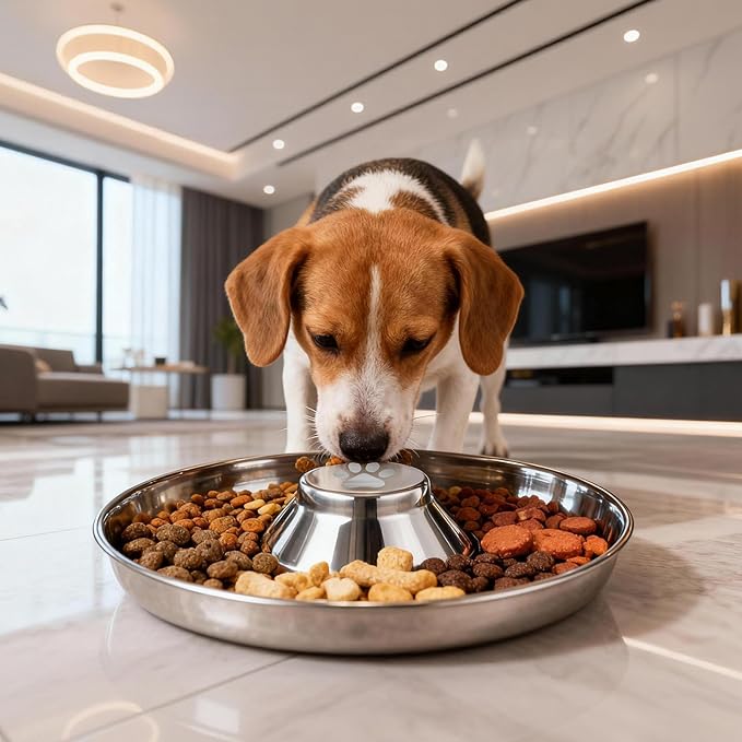 Stainless Steel Dog Bowls, Thickened Durable Replacement Bowls,Feeder Pet Bowl for Cat or Dog Food or Water Dish