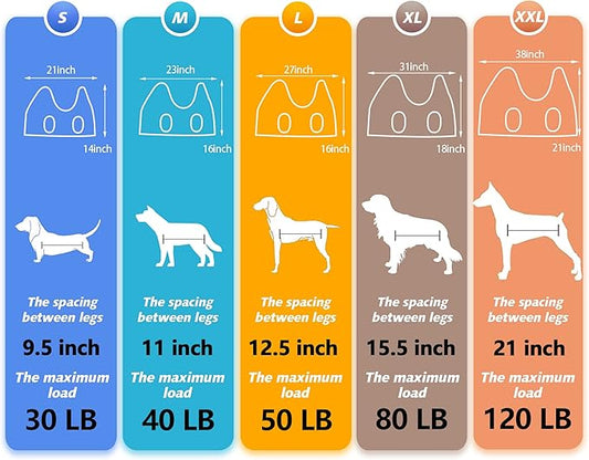 Dog Grooming Hammock - Upgrade Pet Grooming Harness for Nail Trimming (XL 80lb), Dog Sling for Nail Clipping, Dog Hanging Holder Hanger for Cutting Nail with Nail Clippers