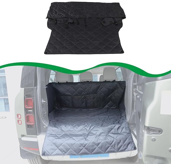 HAPPYHORSE Pet Dog Trunk Cargo Liner Compatible with Land Rover Defender 110 2020-2024 Cargo Cover Waterproof and Non-Slip Dog seat Cover Cargo Liner Area Protector Cover (Style A)