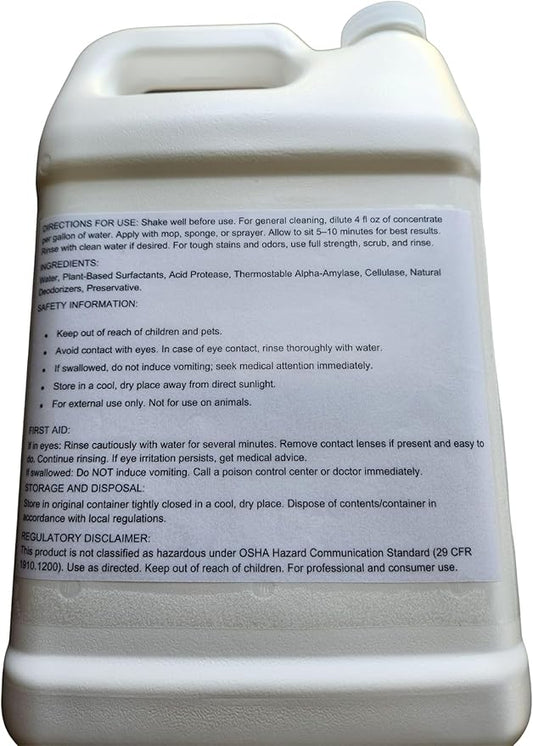 Nature's Way Soil Dog Urine Odor Eliminator for Outdoor Surfaces – Pet-Safe Enzyme Deodorizer for Grass, Concrete, Patios, Kennels & Artificial Turf – Removes Outdoor Pet Odors for Yards & Runs