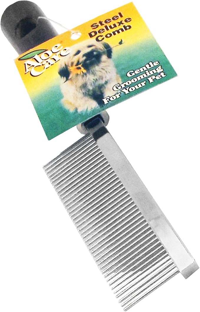 Aloe Care 05064 Steel Deluxe Pet Comb