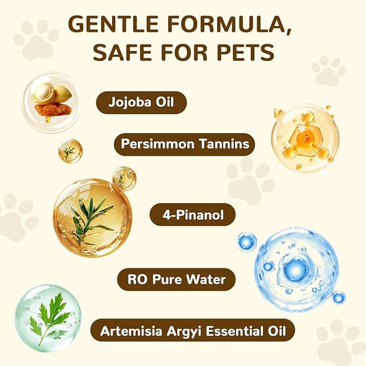 Pet Glove Wipes for Dogs and Cats, Rinse-Free Dog Grooming Wipes, Fragrance-free Hypoallergenic Deodorizing Wipes, Ultra-Thick, For Pets Cleaning, Post-Operative Care, Daily Grooming and Travel 20 PCS