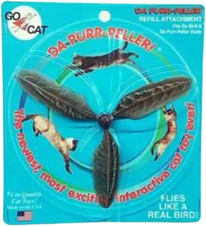 GoCat Da Purr-Peller Cat Toy Refill (2-Pack)