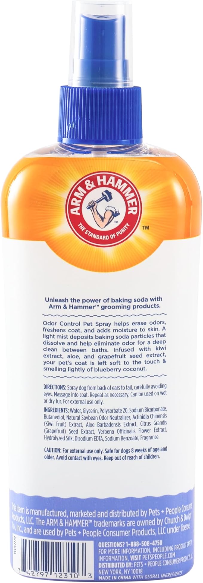 Arm & Hammer for Pets Odor Control Spray for Dogs, Blueberry Coconut, Odor Eliminating Dog Spray, Dog Deodorizer, 8 Fl Oz
