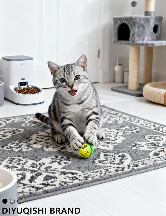 40 Pcs Luxury Cat Balls Set, Indoor Interactive Cat Toys for Bored Kittens, Jingle Balls Plush Glow Balls Soft Pom Balls, Play Balls for Kitties All Ages (1.5'' - 2.3'')