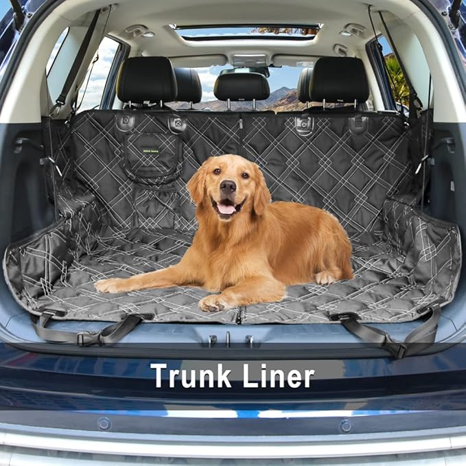 nanbowang Dog Car Seat Cover 54 Inch Protector Waterproof Scratchproof Nonslip Hammock for Dogs