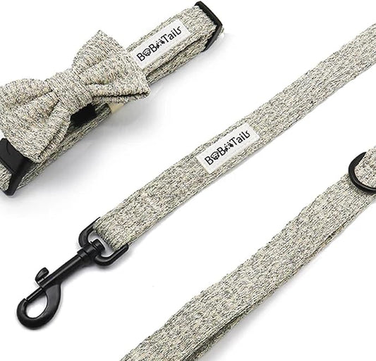 5 FT Stylish Dog Leash, Soft Dog Leashes with Comfortable Padded Handle, Metal Carabiner Clip, Strong No Pull Pet Leash for Small Medium Dogs for Walking, Shopping and Running