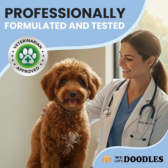 We Love Doodles Dog Wipes - Deodorizing & Cleaning Pet Wipes, for Coat, Face, Paws, Butt, & Body, Dog Essentials & Grooming Supplies, Made in USA, Unscented (100 Count)