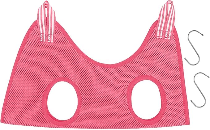 Pet Cat Grooming Hammock Restraint Bag Scratch Comfortable Breathable Hanging Lounger Puppy for Bath Nursing Nail Clip Trimming,