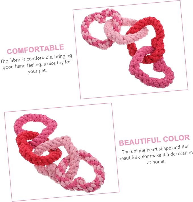 1Pcs Dog Rope Toys Chew Rope Cotton Dog Pull Indestructible Toy Tug Toy for Large s, Cleaning Chew Toys