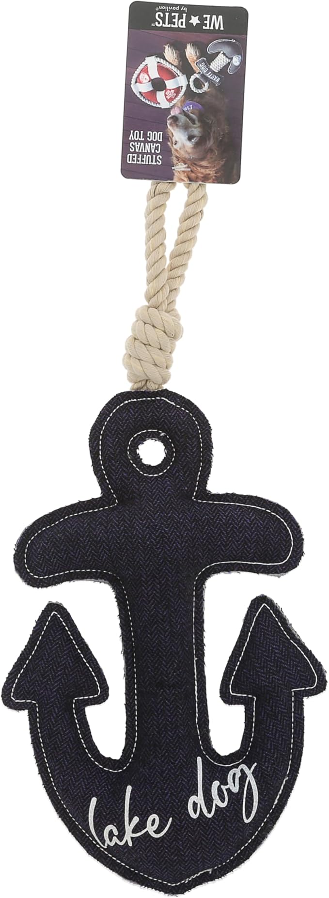 Pavilion Gift Company - Lake Dog - Dog Toy On Rope Tug of War Puppy Doggy K9 Lover Parent Lake Anchor Gift