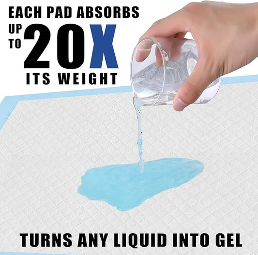 Bolux Dog and Puppy Training Pads, Disposable Dog Pee Pads (150, 13"*18" (33*45cm))