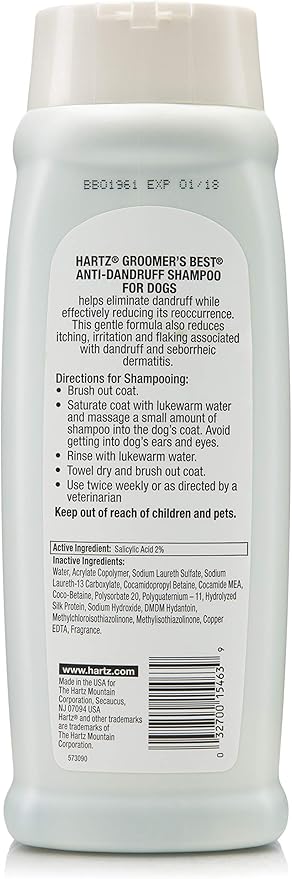 Hartz Groomer's Best Anti-Dandruff Dog Shampoo