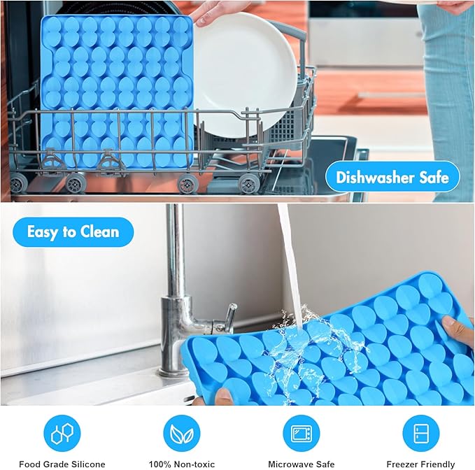 Silicone Snuffle Mat for Large Dogs, Dog Extra Large Lick Mat Slow Feeder with Suction Cups, Interactive Dog Puzzle Feeder Sniff Mat Foraging Mat for Smell Training Slow Eating, XXL Blue