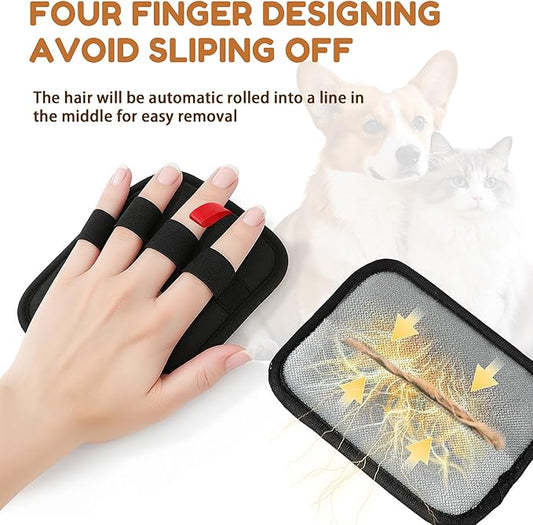 PETPAWLOVELY-1PCS Pet Hair Removal Glove,Electrostatic Pet Hair Remover Glove,Reusable Cat & Dog Hair Remover for Couch,Furniture,Clothing & Bedding,Carpet,Car Seat...Magic Brush Pet Hair