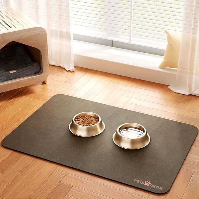 Waterproof Cat Dog Bowl Mat 12''x20''
