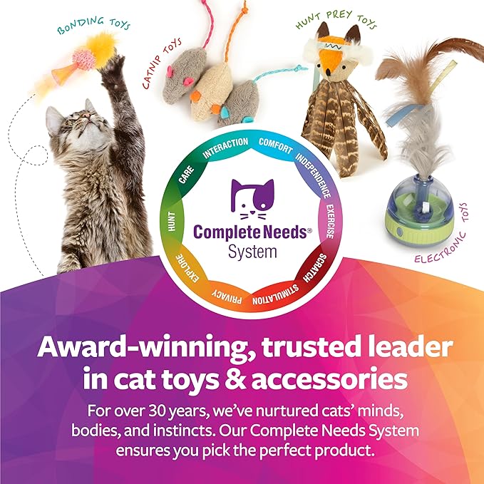 SmartyKat Skitter Critters Catnip Mice Plush Cat Toy Value Pack with Pure & Potent Catnip, Stimulating for Cats & Kittens, 15-Pack