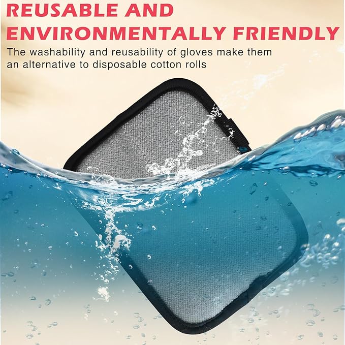 Static Pet Hair Removal Glove, Reusable Electrostatic Pet Cat Dog Hair Remover Grooming Brush