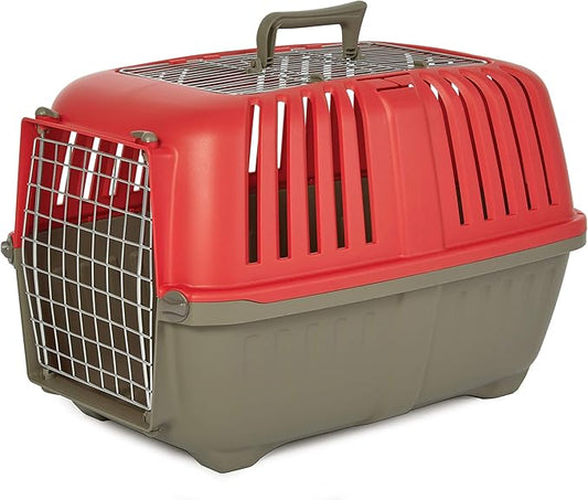 MidWest Homes for Pets Spree Travel Pet Carrier, Dog Carrier Features Easy Assembly and Not The Tedious Nut & Bolt Assembly of Competitors, Ideal for Small Dogs & Cats